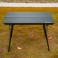 Table de camping en plein air Table de rouleaux de poulet pliante en alliage d'aluminium portable Table de camping élévatrice multifonctionnelle pour pique-nique