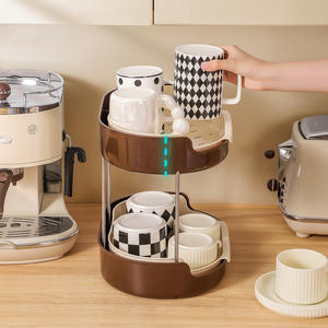 Organizador Multifuncional de Plástico para Encimera de Cocina, Estante de Almacenamiento para Especias, Soporte para Tazas - Product Image 2