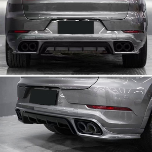 Lèvre avant et lèvre de pare-chocs arrière pour <span class=keywords><strong>Porsche</strong></span> <span class=keywords><strong>Cayenne</strong></span> Coupé 9Y0 9YA 2018-2023 – Kit de modification et amélioration de carrosserie - Product Image 3