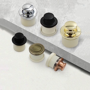 Zinc Alloy Tatami Integrated Spring Hidden Pull Handle for Kitchen Dresser Bookcase Drawer Concealed Telescopic Modern Easy - Product Image 1