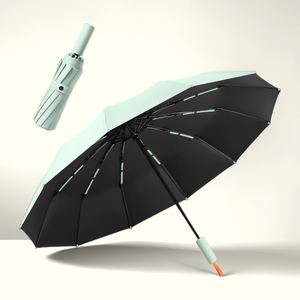 Brand New Sun protection Branded White Foldable Big <b>Umbrella</b> with Plastic Cover for Young People - Product Image 4