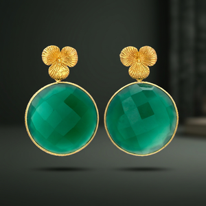 Fabricante y Proveedor de Pendientes de Latón Hechos a Mano al por Mayor, Étnicos, Unisex, Chapados en Oro - Product Image 4