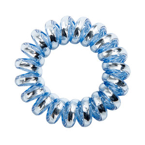 Bandeau de cheveux en plastique avec Logo personnalisé, chouchous en <span class=keywords><strong>spirale</strong></span>, bandes élastiques, Bracelet, nœuds de cheveux bouclés pour femmes - Product Image 3