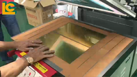 Nouvelle machine d'impression d'écran de panneau de carte PCB de soie d'affiche de flyers