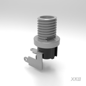 Connecteur XKB DC-025LBM-5A-2.5 Prise d'alimentation CC 2,5 mm à monter sur panneau 5A 24V ROHS pour équipement d'alimentation de circuits imprimés - Product Image 2