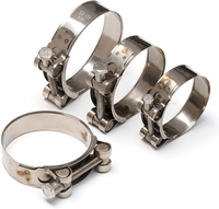 Prix usine 201SS Collier de serrage robuste à vis unique, pièces de maintenance maritime OEM personnalisées, anneau de fixation métallique stable