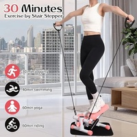 Offre Spéciale maison mini stepper machine d'exercice aérobie équipement de Fitness stepper Mini stepper d'exercice avec des bandes de résistance