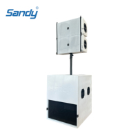 Sistema de Sonido Portátil Profesional Sandy Audio MX2.1 para DJ, Espectáculos en Vivo y Escenarios