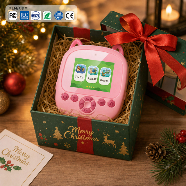 BPA-Free Instant Print Kids Camera for Christmas Gift 1080P HD Digital Toy Video Recorder with Refill Thermal Paper