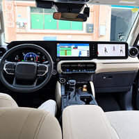 Foforfor Layar Ganda 12.3'' untuk Toyota Land Cruiser Prado LC250 RHD/LHD 2024-2026 CarPlay Android Auto Radio Mobil Stereo GPS DSP