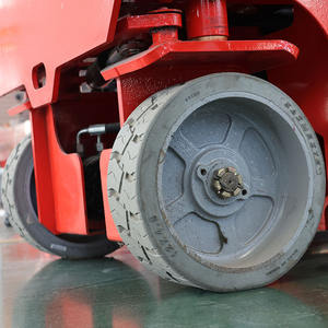 Nuevo elevador de tijera autopropulsado sobre orugas de 6m y 8m, elevador hidráulico de plataforma tipo tijera aérea - Product Image 4