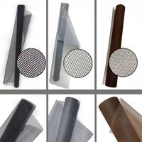 Rouleau de tissu en fibre de verre et nylon pour moustiquaire de fenêtre et de porte, anti-moustiques