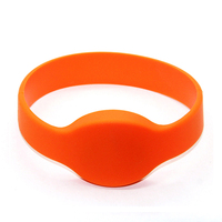 Bracelets en silicone NFC étanches pour paiement sans contact RFID, mini-bandes NTAG215, fréquence 13,56 MHz