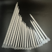 Buses de mélange statique jetables en plastique pour colle AB, modèles MCH06-24T, MC08-32, MC13-24, MC13-32, MS13-36, MCH10-24T