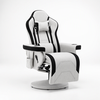 Canapé de salon pivotant WS8908 en cuir PU avec support lombaire et porte-gobelet, canapé de loisirs électrique, vente en gros