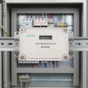 Contatore di scariche atmosferiche BR-SC02E 3P SPD, protezione contro le sovratensioni, contatore elettronico di scariche atmosferiche - Product Image 1