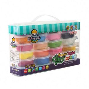 STARIVER 24 couleurs 15g Argile polymère super légère et souple à séchage à l'air pour enfants - Product Image 3