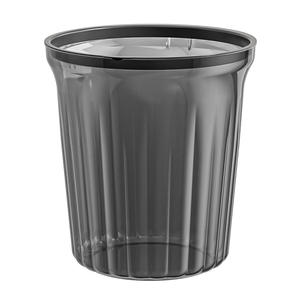 Transparent large trash can for homeliving roomaccessible luxurykitchentoiletbedroomofficewith pressure ring paper <b>basket</b> - Product Image 5