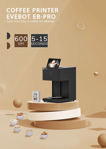 Imprimante à café comestible EVEBOT EB-Pro nouvelle génération, avec plateau chauffant en aluminium, impression automatique de codes QR, connectivité USB, garantie 1 an - Product Image 1
