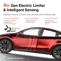 Kit d'ouverture automatique des portes électriques Tesla Model Y 2019-2026 – Moteur de fermeture et ouverture automatiques pour portes avant avec LiDAR anti-pincement