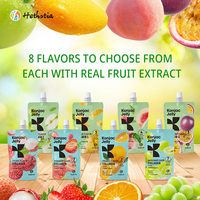 Fabricant de sachets de gelée de konjac aux fruits de la passion Keto compatible avec les diabétiques Gelée de shirataki sans gras à la vitamine C