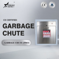 Système de goulotte d'évacuation des déchets en acier inoxydable 304 pour immeubles résidentiels