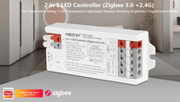 Contrôleur LED E2-ZR 2 en 1 Zigbee 3.0 2.4G Tuya sans outil, 2 modes de sortie, DC12-24V pour bande LED monochrome et double blanc