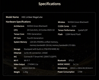 Station de travail de bureau H3C MegaCube AI avec superpuce GB10, 1 PetaFLOPS, 128 Go de mémoire unifiée, serveur IA mini pour inférence locale de LLM