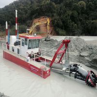 Kapal Pengangkut Pasir Bekas/Baru China JM, Kapal Keruk Bucket, Kapal Keruk Hisap, Mesin Diesel 50m/h, Pompa Motor, Mesin Inti