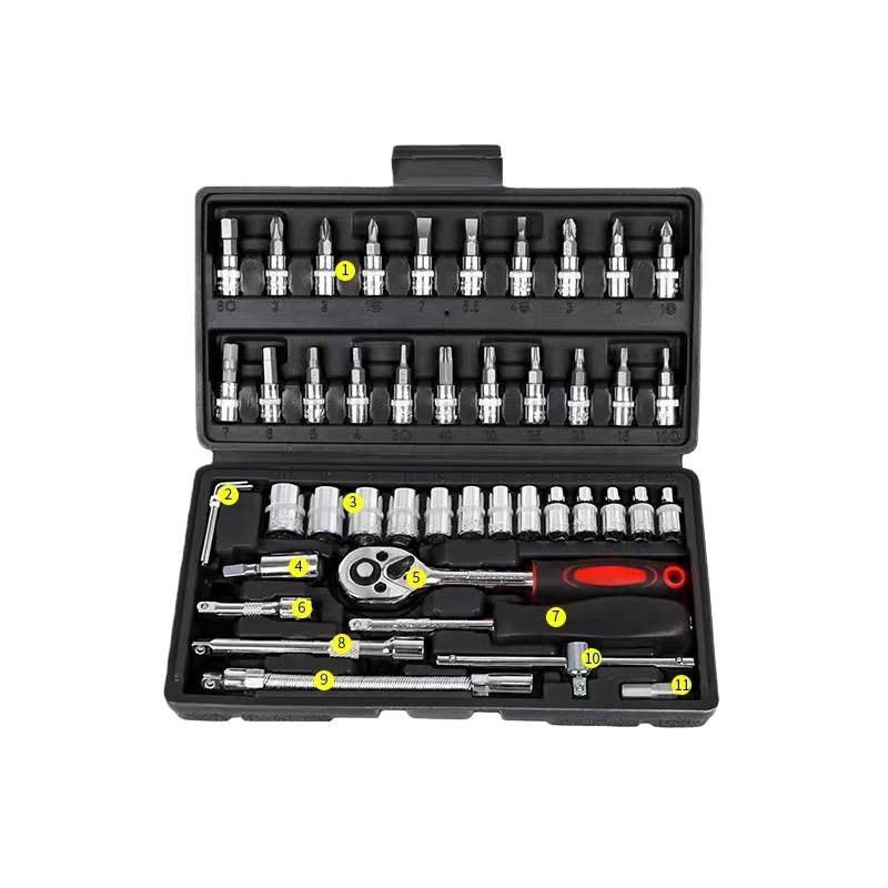 caja negra juego de 46 piezas