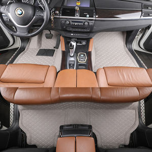 Nouveau design véhicules personnalisé en cuir intérieur décoratif luxe 7D tapis de sol de voiture pour SPORTAGE <span class=keywords><strong>2018</strong></span> - Product Image 3