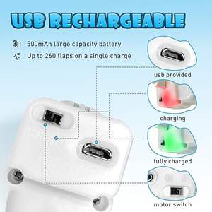 Jouets interactifs pour chat Jouet pour petit chat en direct avec effets sonores de proies éblouissantes Matériel de plumes de souris d'abeille d'oiseau - Product Image 2