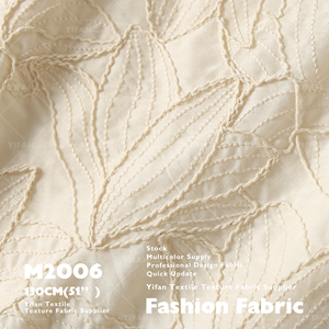 Bông 100% 3D đôi-chủ đề sợi lá kế<span class=keywords><strong>t</strong></span> <span class=keywords><strong>c</strong></span>ấu thêu vải cho áo sơ mi bé váy Khăn trải bàn quần áo - Product Image 2