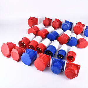 Prise d'aviation industrielle connecteur de prise antidéflagrant <span class=keywords><strong>triphasé</strong></span> 3PIN4PIN 5 trous 16A/32A connexion mâle/femelle étanche - Product Image 1