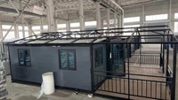 Conteneur modulaire préfabriqué extensible de 20/40 pieds, maison de conteneur préfabriquée, bureau à domicile
