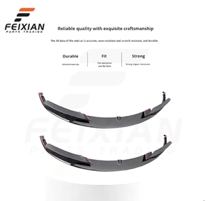 Per <span class=keywords><strong>BMW</strong></span> 2013-<span class=keywords><strong>2019</strong></span> <span class=keywords><strong>serie</strong></span> 3 F30 MP stile Spoiler anteriore modifica paraurti nuova condizione - Product Image 5