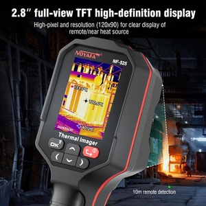 Caméra thermique NF-525, résolution IR 120x90, double lumière visible, portable, écran LCD 28 pouces, plage de -4F à 752F, 25Hz - Product Image 3