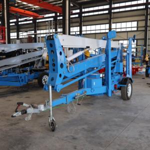 במת הרמה חשמלית מפרקית עם זרוע טלסקופית, הרמה הידראולית, כושר נשיאה של 200 ק\\\"ג וגובה מקסימלי של 18 מטר - Product Image 6