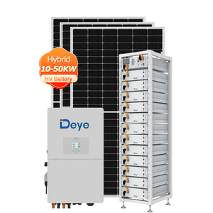 ระบบโซลาร์เซลล์ไฮบริด Deye 50 กิโลวัตต์ แบบ 3 เฟส 380 โวลต์ ระบบออนกริดและออฟกริด ขนาด 10 กิโลวัตต์ 15 กิโลวัตต์ 20 กิโลวัตต์ 25 กิโลวัตต์ 30 กิโลวัตต์ 40 กิโลวัตต์ 50 กิโลวัตต์ - Product Image 1