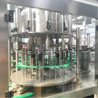 Machine de remplissage automatique d'huile alimentaire 500-2000 BPH pour bouteilles de 250 ml à 2 L, ligne d'embouteillage d'huile de cuisson