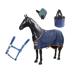 الجملة المهنية عالية الجودة مخصصة 420D بطانية مستقرة البساط الخيول الأشرطة الساحل الغربي بطانية الحصان - Product Image 5