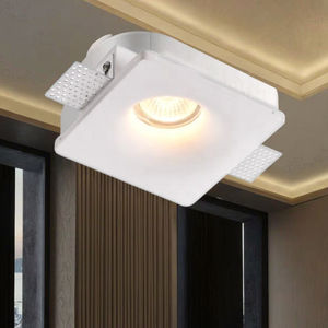 GDLED Indoor <strong>LED</strong> Recessed Trimless Downlight Spotlight Gypsum 3500K Warm White 120 <strong>Beam</strong> <strong>Angle</strong> <strong>GU10</strong> Lamp Living Room Ceiling - Product Image 1