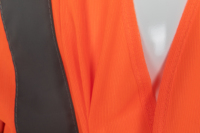 Logo personnalisable gilet de sécurité gonflable thermique respirant vêtements de travail réfléchissants haute visibilité pour la construction d'été EN