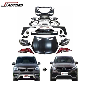 Kit de conversión de faros delanteros de coche, Kit de carrocería estilo w166 Old to New Facelift GLE63 <span class=keywords><strong>GLE</strong></span> <span class=keywords><strong>AMG</strong></span> <span class=keywords><strong>63</strong></span>, 2015, 2016, 2017, <span class=keywords><strong>2018</strong></span> y 2019 ML - Product Image 1