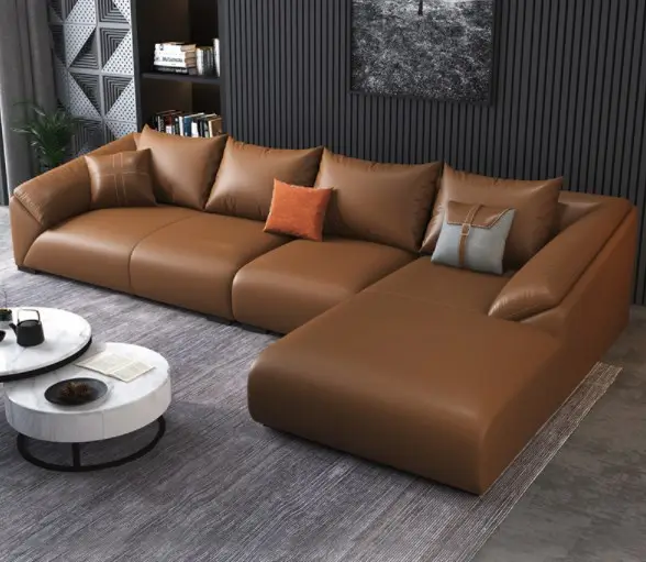 Đi văng phòng khách hiện đại sofa thoải mái chờ đợi phòng thiết kế phòng để da ngủ Sofa giường hiện đại cánh tay thấp