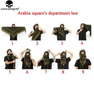 Pañuelo Árabe Táctico para Senderismo al Aire Libre con Diseño de Esqueleto y Borlas para el Desierto - Product Image 3