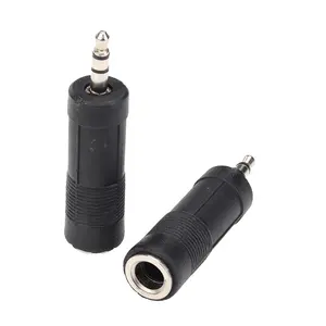 3.5Mm Stereo Male To 6.35Mm Plug Female Jack Audio Headphone Adapter Connector