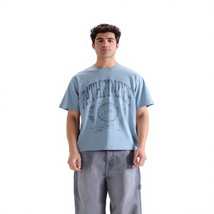 เสื้อยืดผู้ชายคุณภาพสูง ผ้าฝ้ายถัก 100% คอทรงกลม ดีไซน์เรียบง่าย ผ้าเนื้อนุ่ม สกรีนโลโก้ด้านหน้าได้ ขายส่ง - Product Image 1