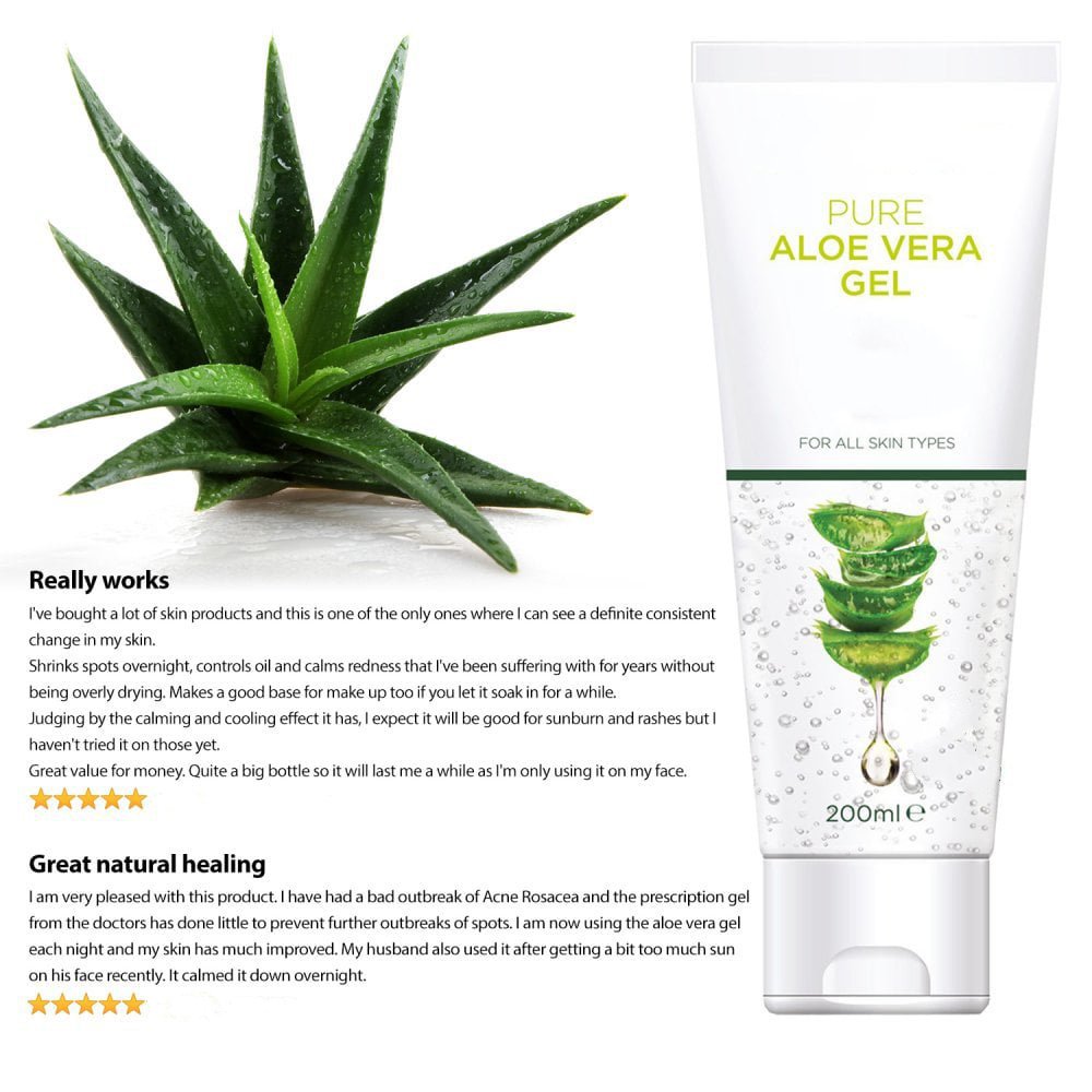 100% saf Aloe Vera jel yz kremi yattrc gne yan ve akne  nemlendirir cilt| Alibaba.com