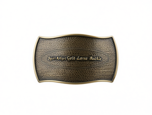 Fibbia Quadrata Grande in Lega Placcata Oro Antico 5.0cm - Product Image 1